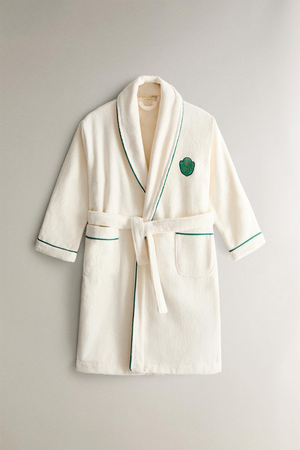 Детский халат x the animals observatory с логотипом