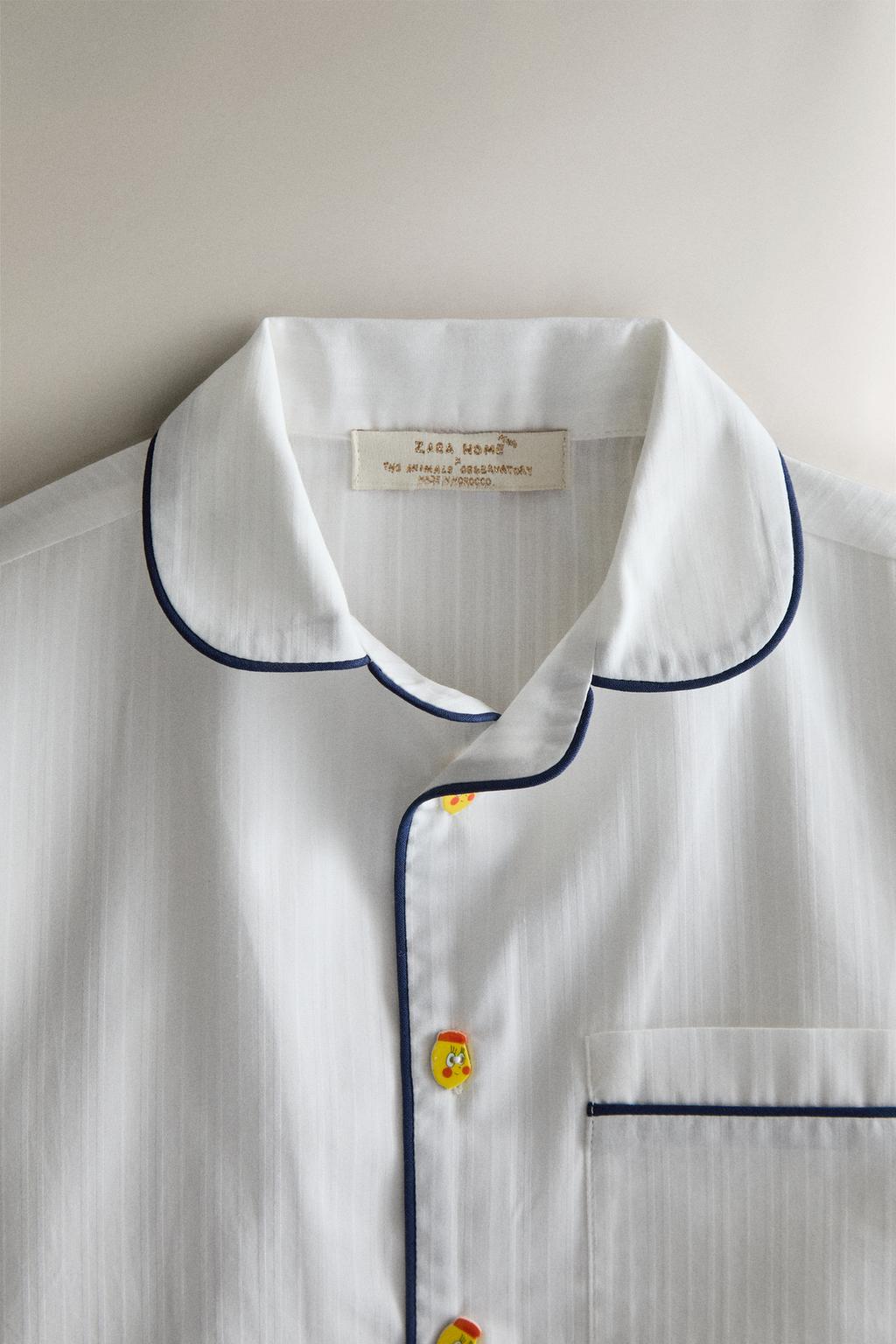 Детский комплект пижамы kids limoncella x the animals observatory