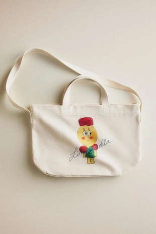 Сумка limoncella x the animals observatory из ткани (для взрослых)- Заказать в России