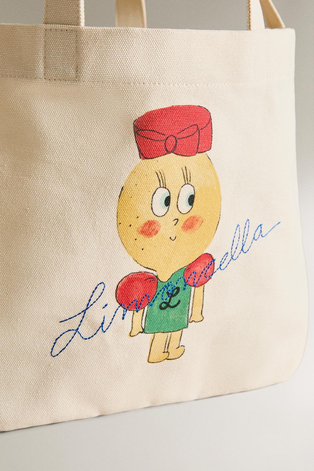 Сумка limoncella x the animals observatory из ткани (для взрослых)