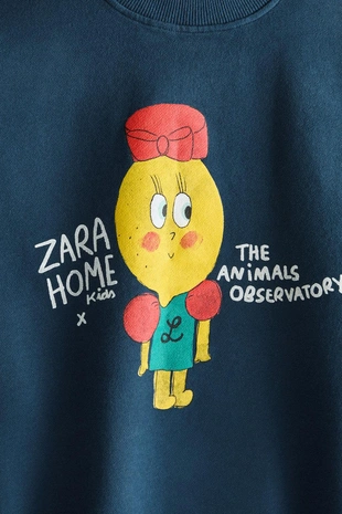 Свитшот limoncella x the animals observatory (для взрослых)- Заказать в России