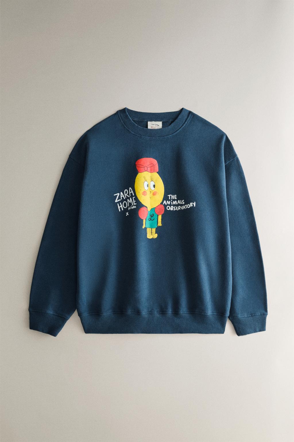 Свитшот limoncella x the animals observatory (для взрослых)