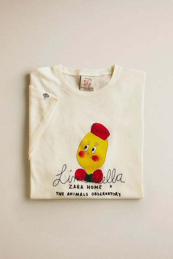 Детская футболка kids limoncella x the animals observatory