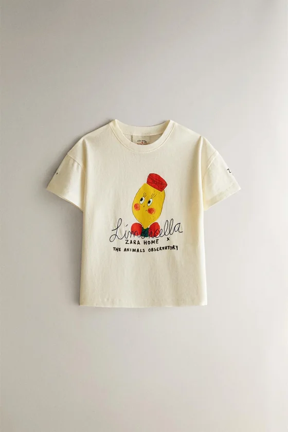 Детская футболка kids limoncella x the animals observatory