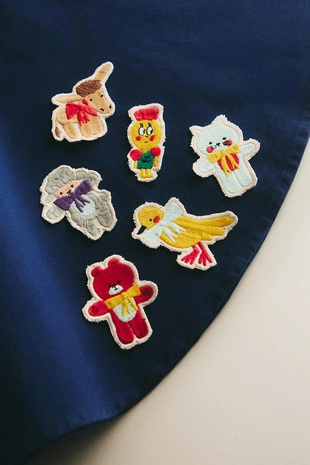 Набор нашивок для детей от the animals observatory (набор из 6 шт.)- Заказать в России