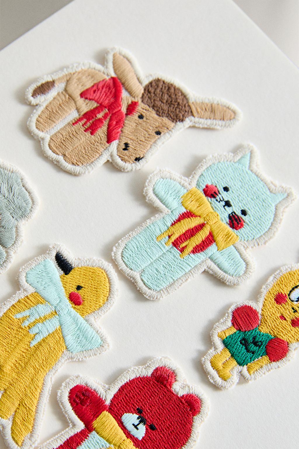 Набор нашивок для детей от the animals observatory (набор из 6 шт.)