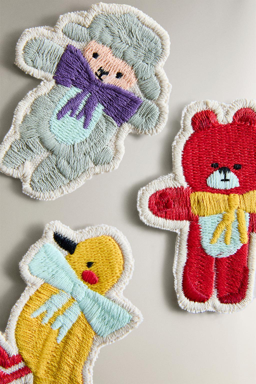 Набор нашивок для детей от the animals observatory (набор из 6 шт.)