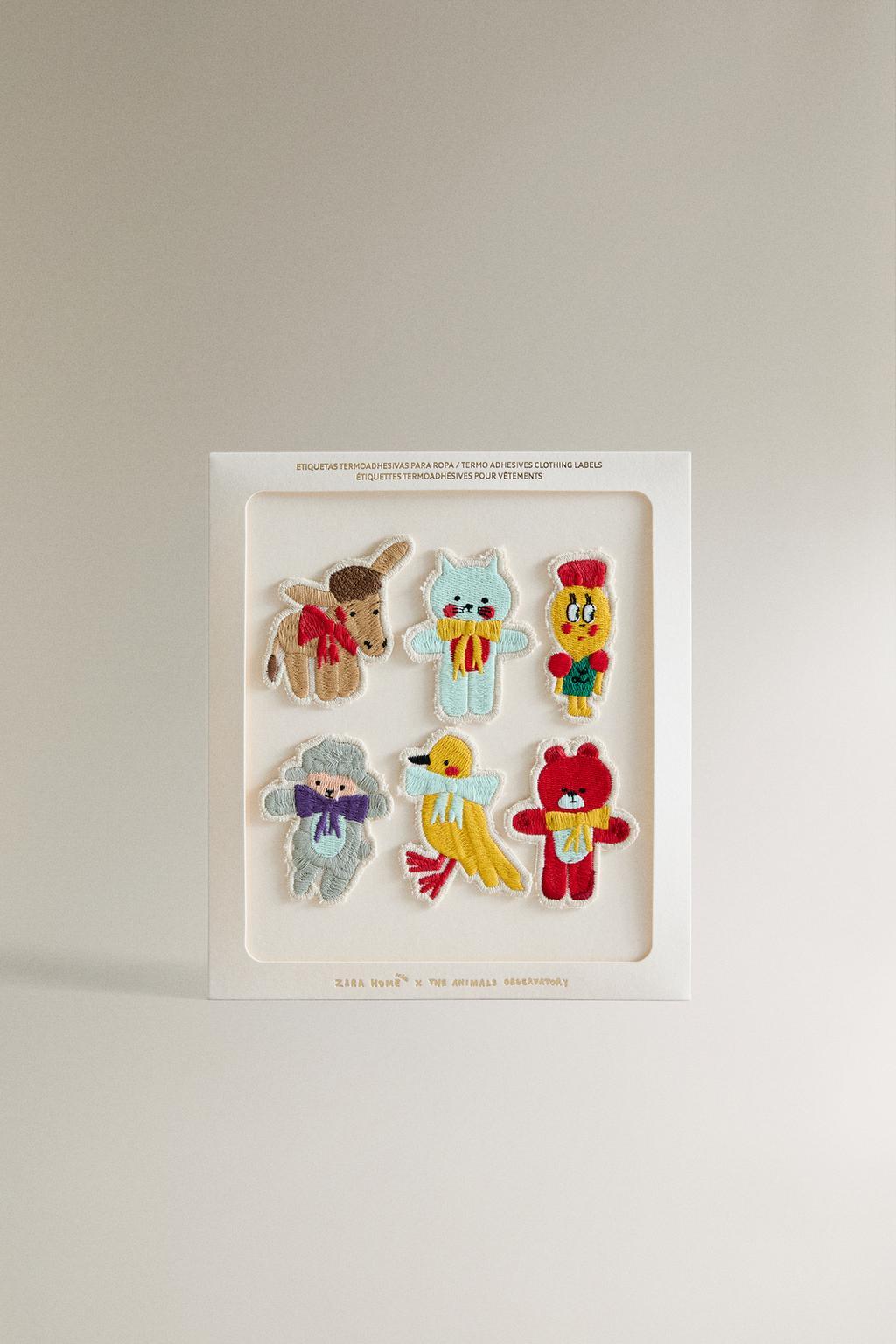 Набор нашивок для детей от the animals observatory (набор из 6 шт.)