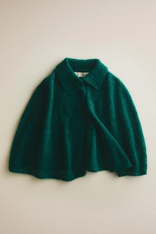 Детский плащ из альпаки kids limoncella x the animals observatory- Заказать в России