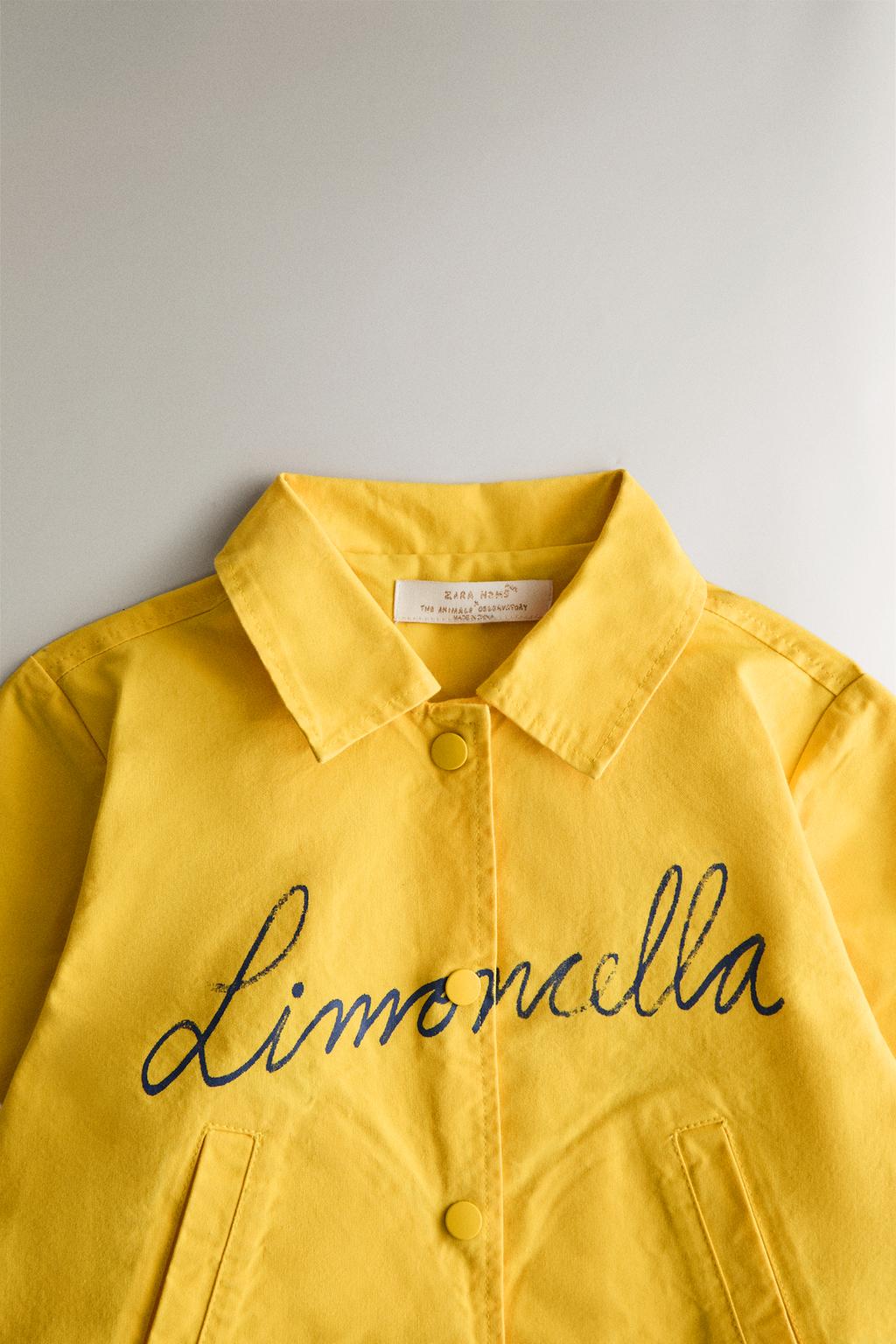 Детская вощеная куртка kids waxed limoncella x the animals observatory