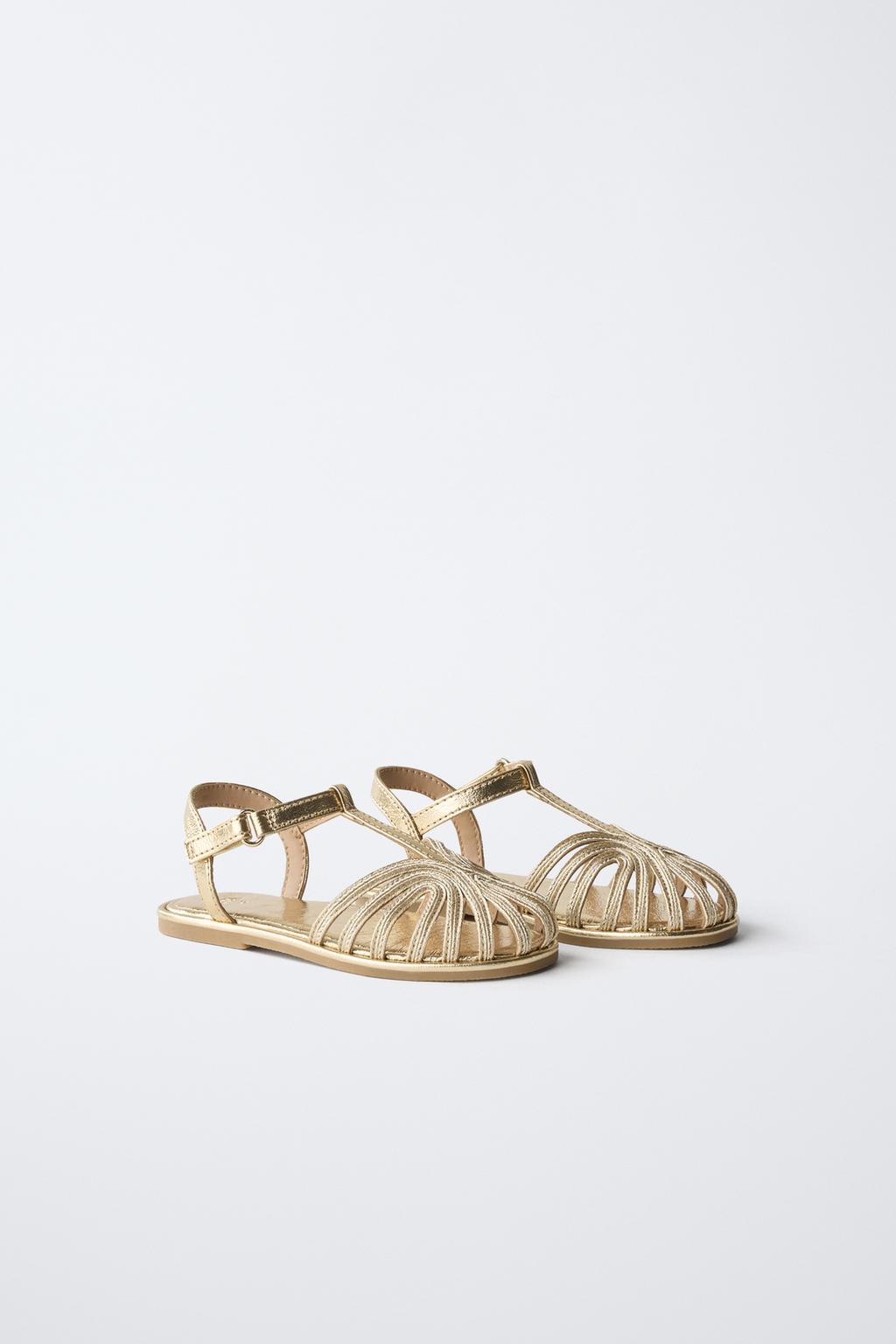 МЕТАЛЛИЗИРОВАННЫЕ САНДАЛИИ