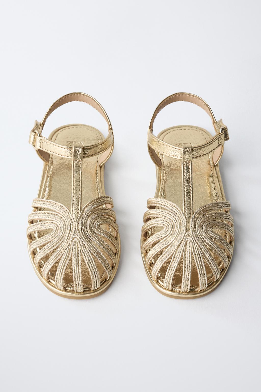 МЕТАЛЛИЗИРОВАННЫЕ САНДАЛИИ