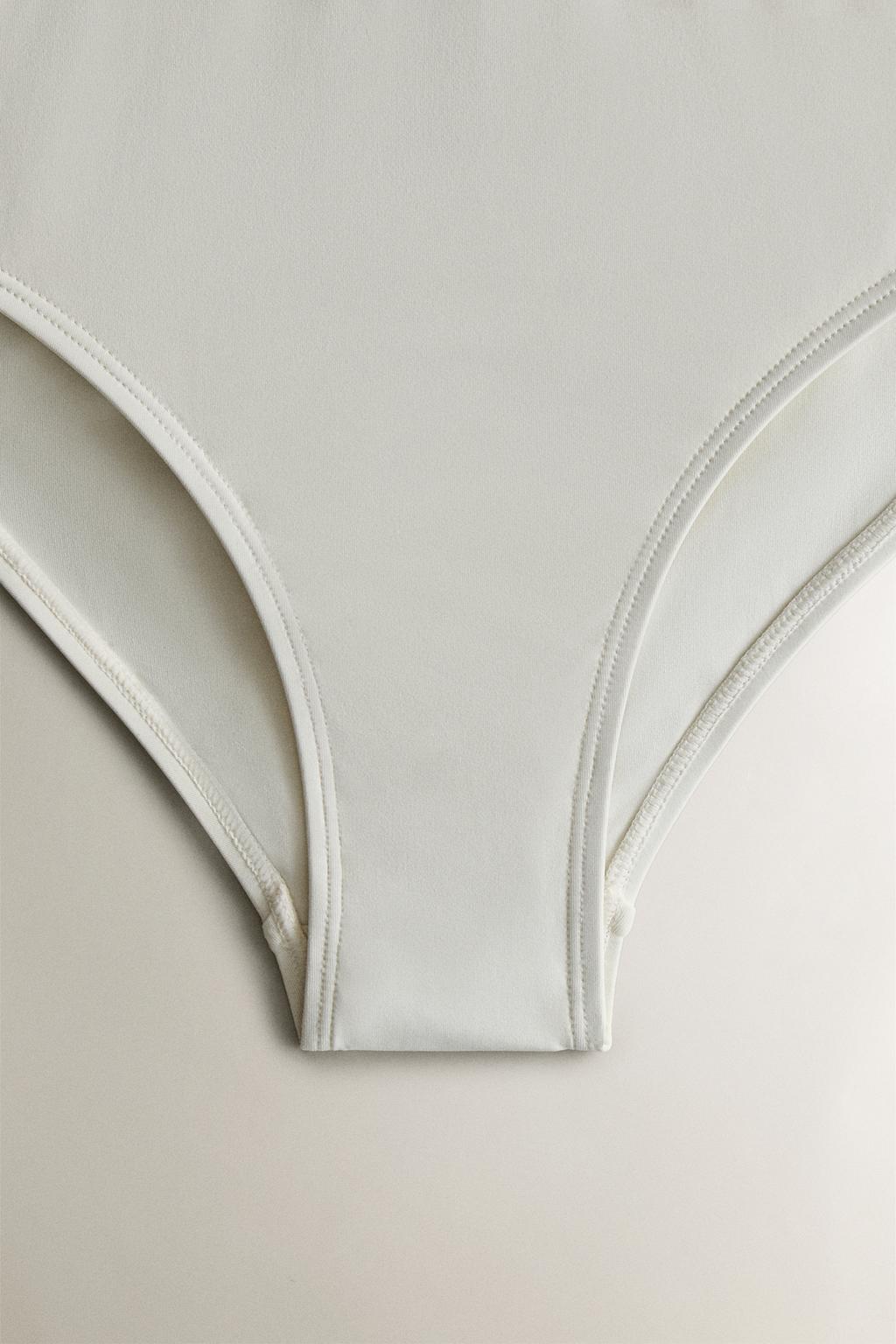 Плавки для пляжа с завышенной талией с контрастной полосой