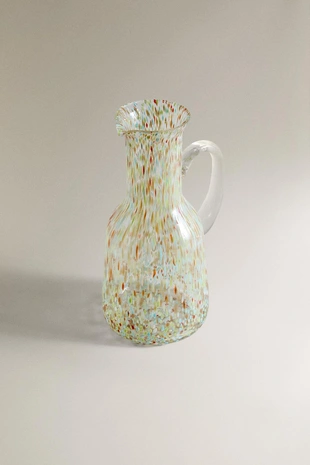 Многоцветный стеклянный кувшин- Заказать в России