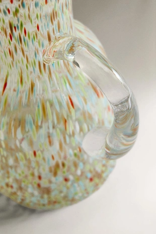 Многоцветный стеклянный кувшин- Заказать в России