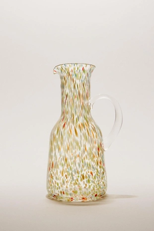Многоцветный стеклянный кувшин- Заказать в России