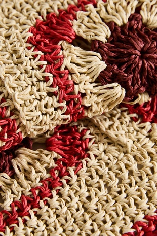 Цветной кружевной коврик- Заказать в России