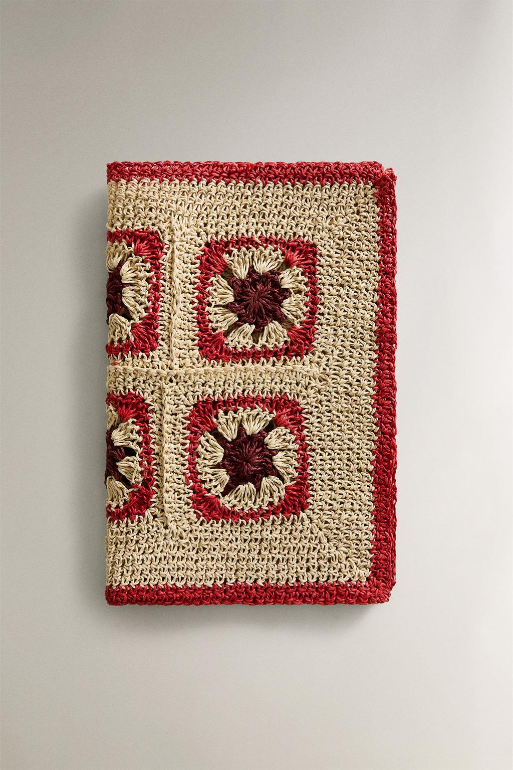 Цветной кружевной коврик