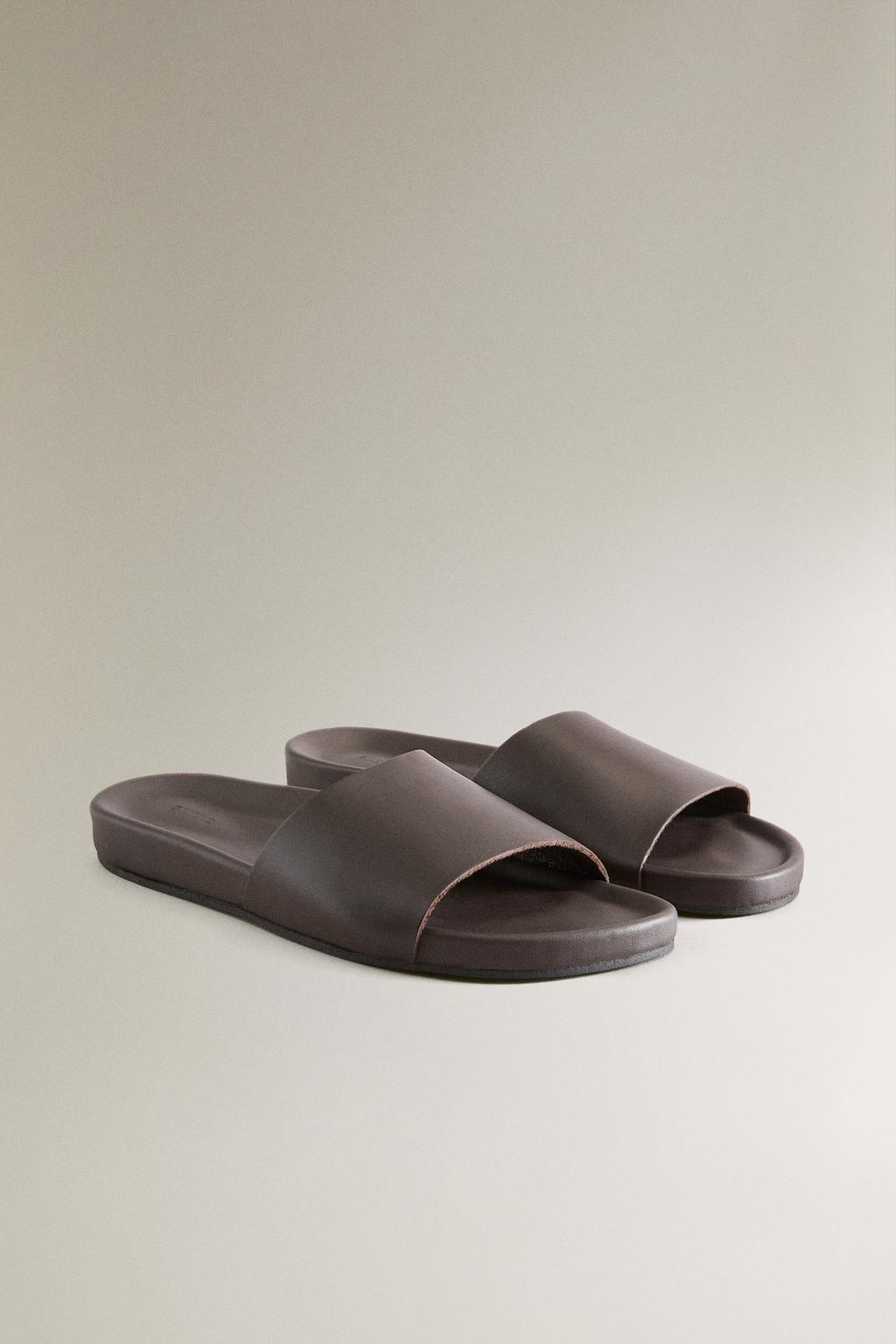 Кожаные сабо