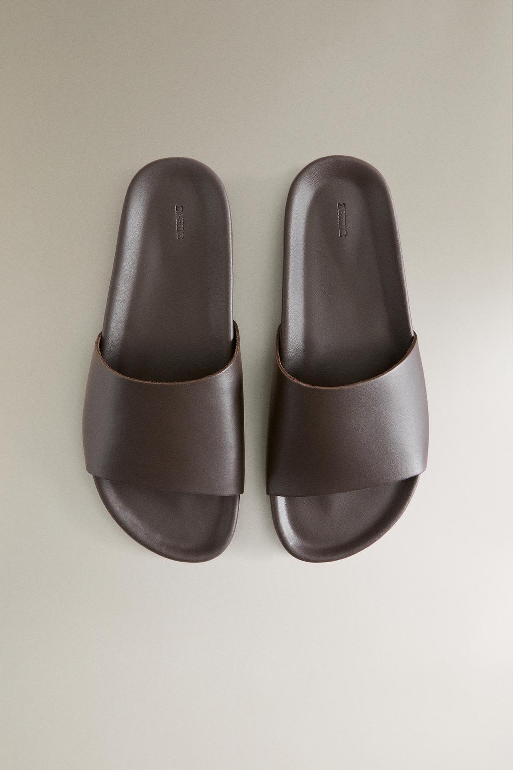 Кожаные сабо