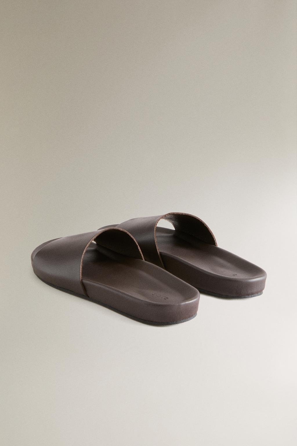 Кожаные сабо