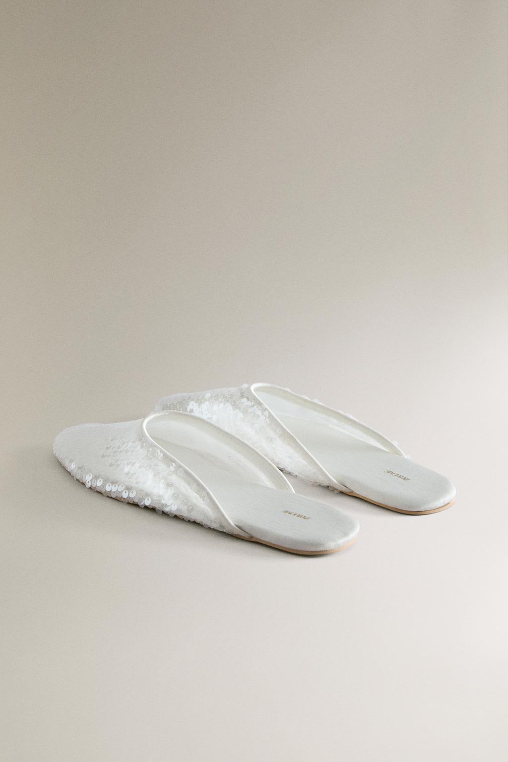 Туфли-мюли с пайетками