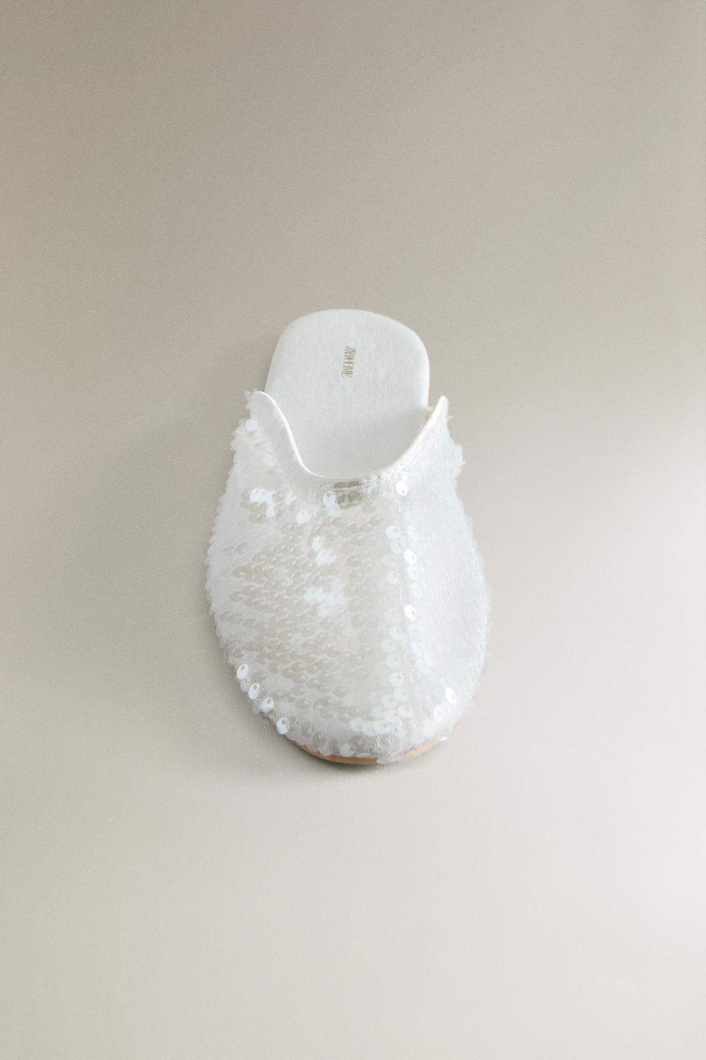 Туфли-мюли с пайетками