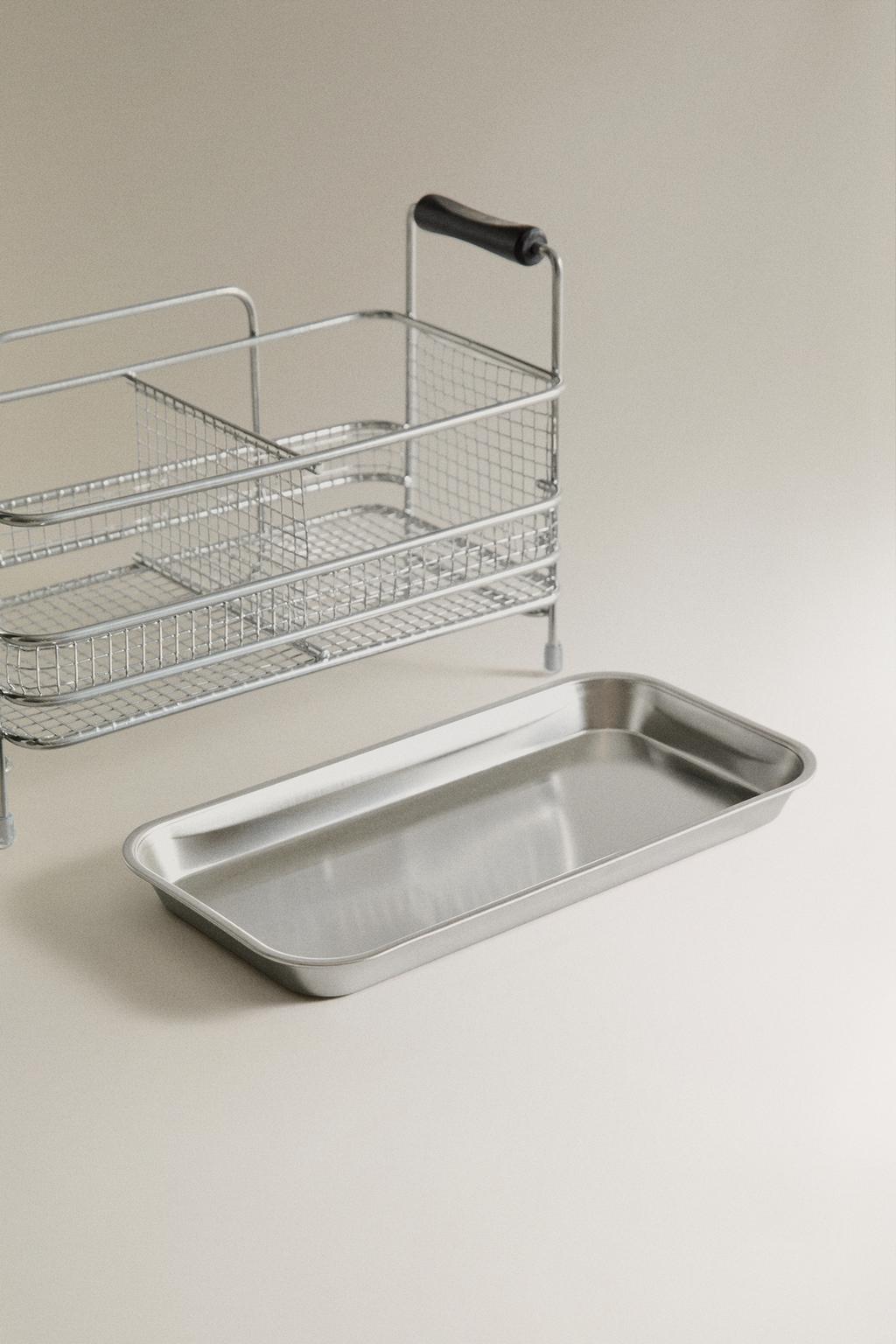 Металлический органайзер для мойки