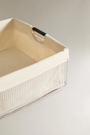 Металлическая корзина для белья- Заказать в России