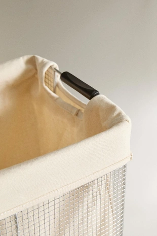 Металлическая корзина для белья- Заказать в России