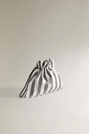 Сумочка мини в полоску- Заказать в России
