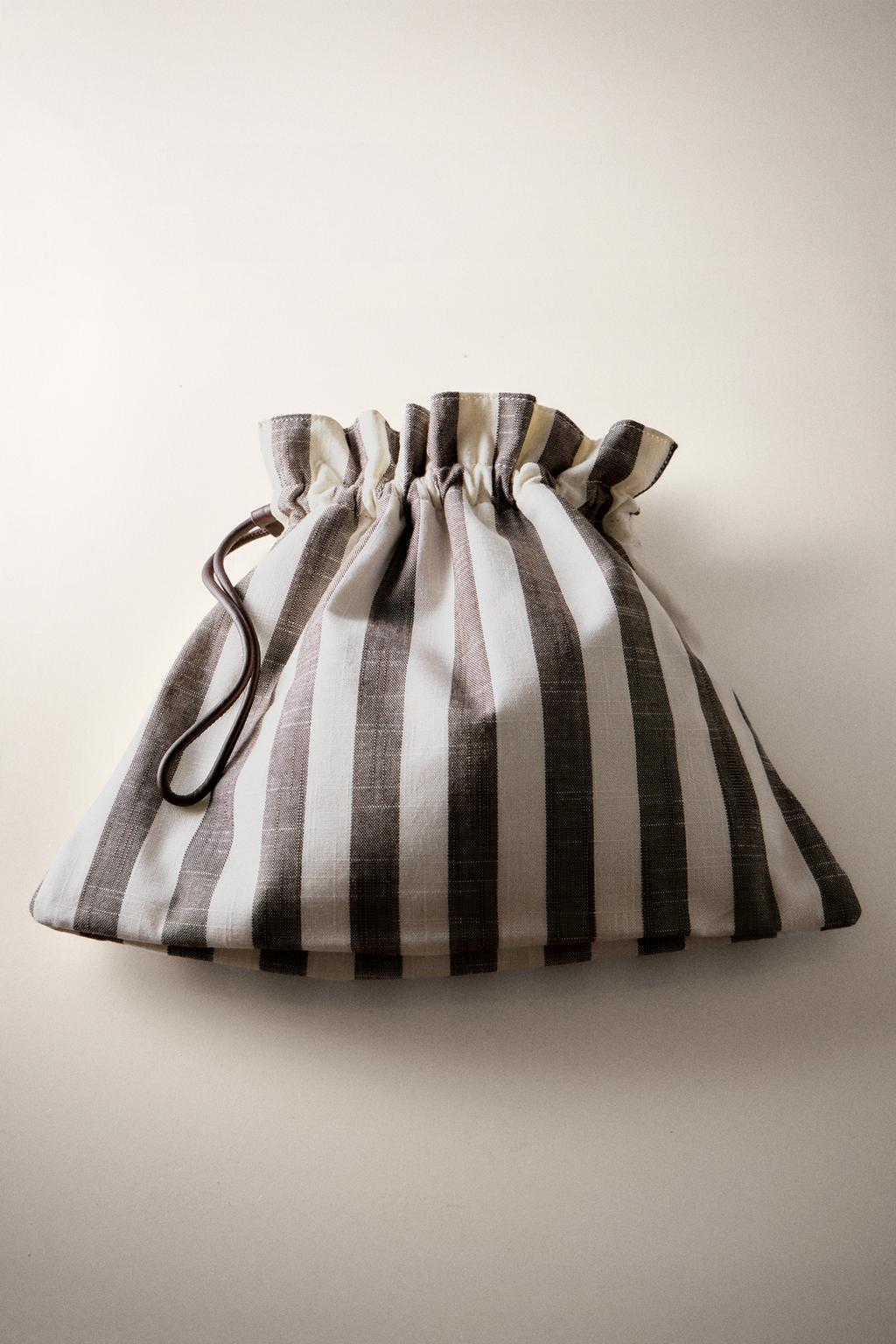 Сумочка мини в полоску