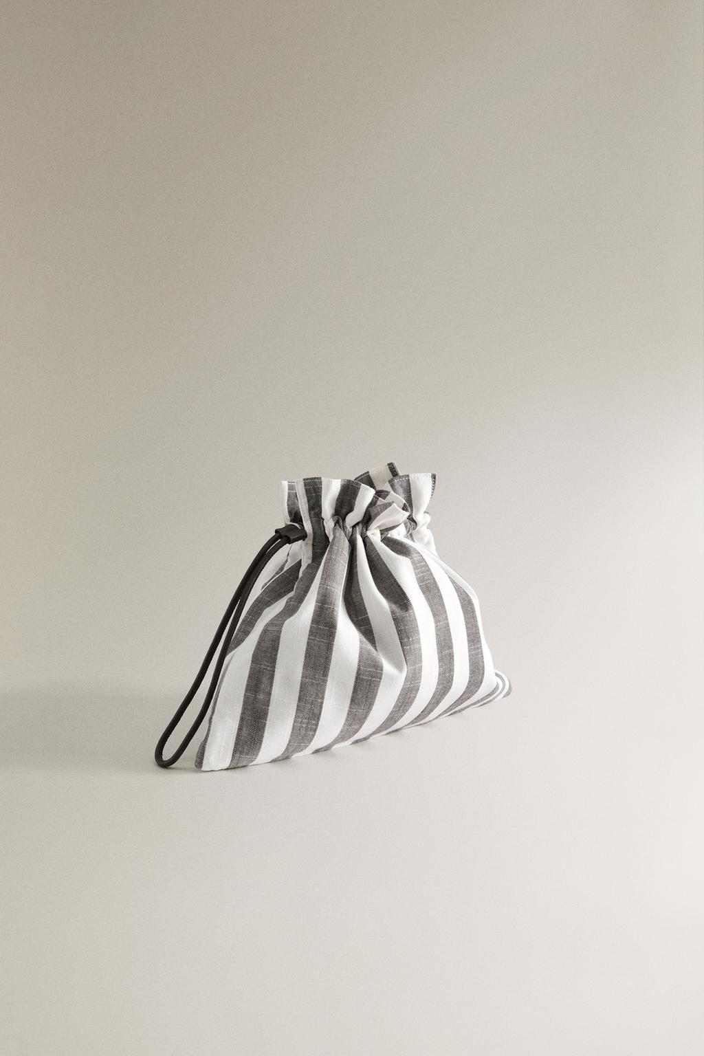 Сумочка мини в полоску