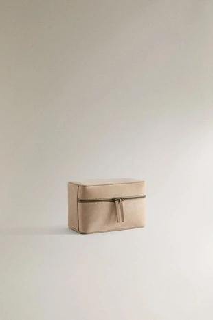 Кожаная косметичка для украшений на поездку- Заказать в России