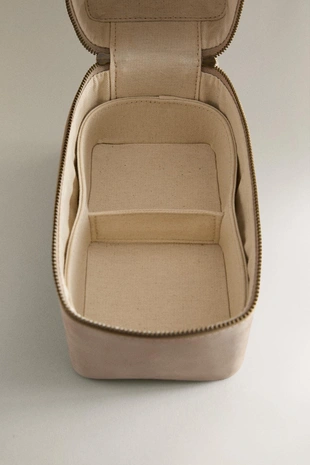 Кожаная косметичка для украшений на поездку- Заказать в России