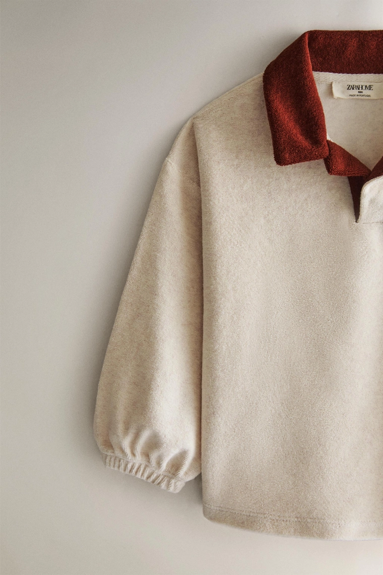 Детский хлопковый пляжный свитшот из турецкого хлопка