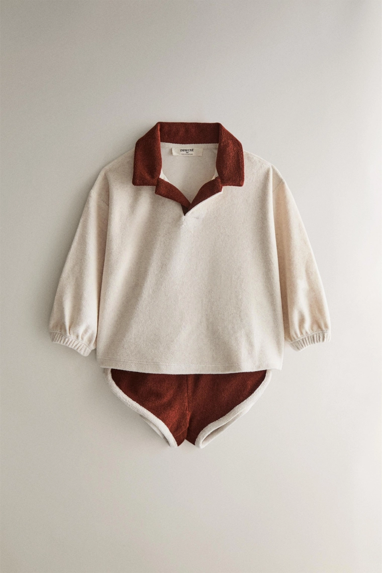 Детский хлопковый пляжный свитшот из турецкого хлопка