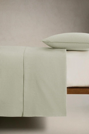 Полосатый простынь из мако-хлопка- Заказать в России