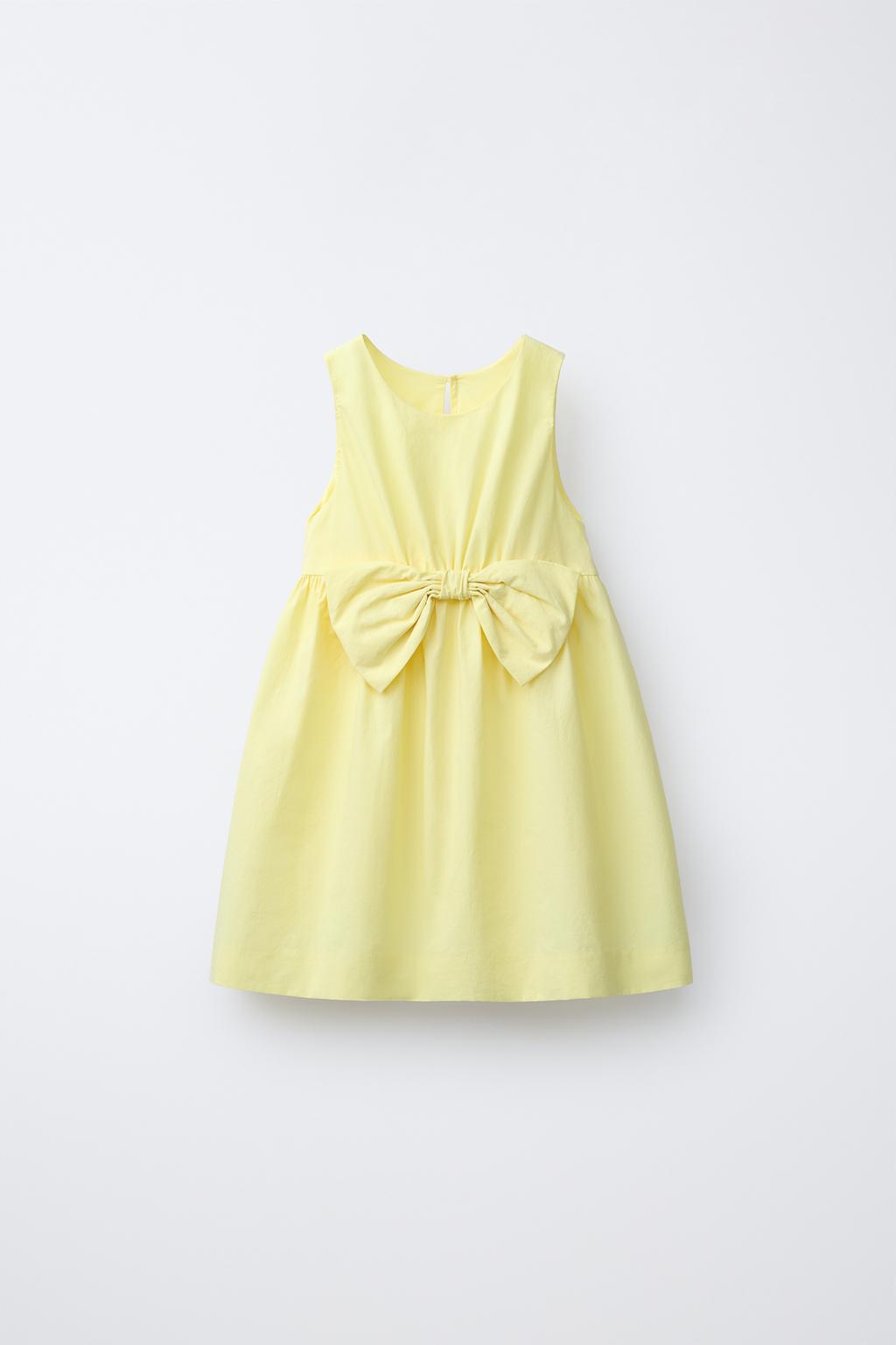 ПЛАТЬЕ ИЗ ПОПЛИНА С БАНТОМ