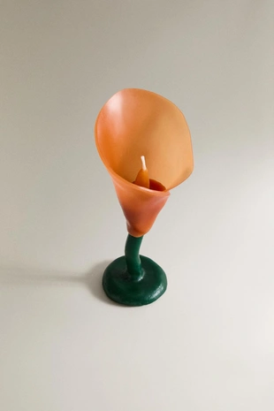 Декоративная цветочная свеча- Заказать в России