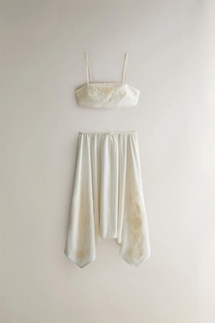 Топ с вышивкой- Заказать в России