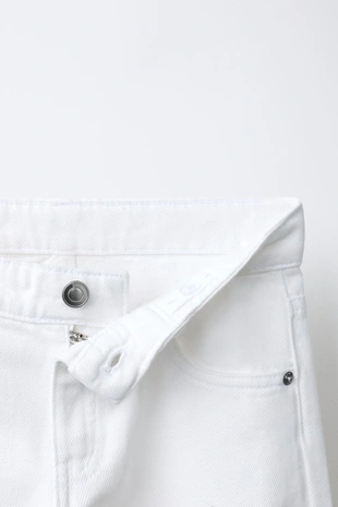 Джинсы Wide Leg с заклепками- Заказать в России