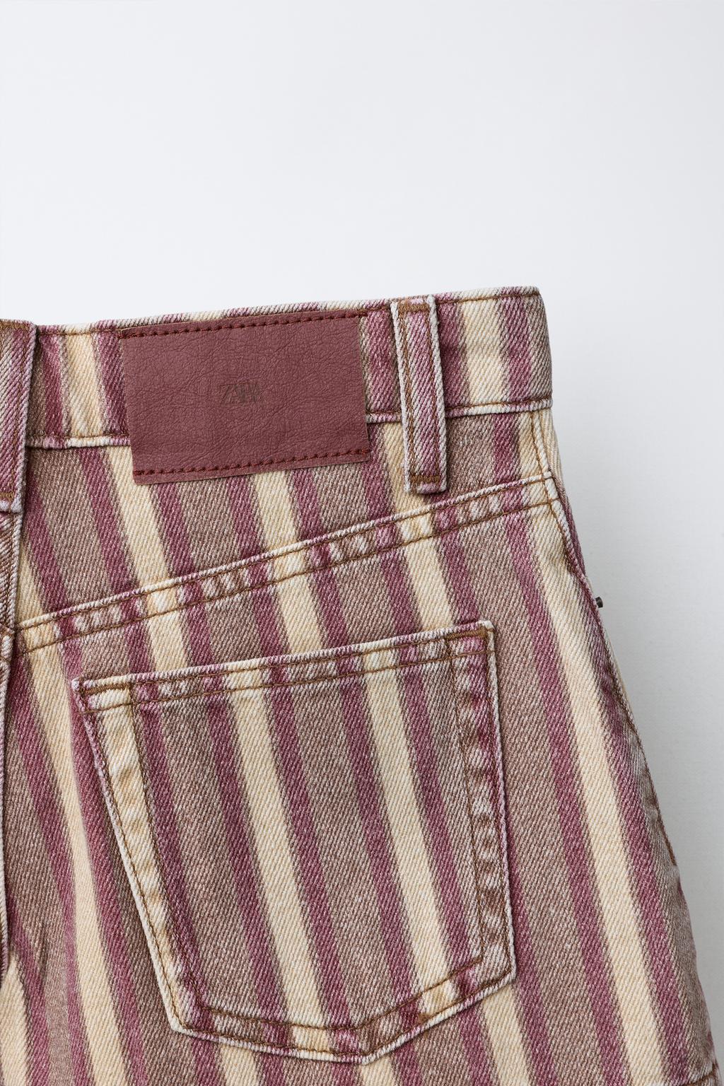 ДЖИНСОВЫЕ ШОРТЫ В ПОЛОСКУ