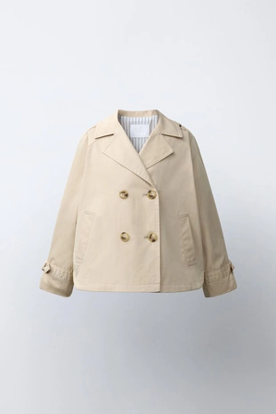 Короткий тренч- Заказать в России