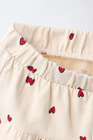 Шорты из мягкой ткани с принтом