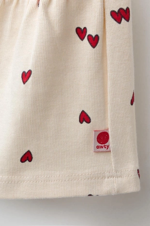 Шорты из мягкой ткани с принтом