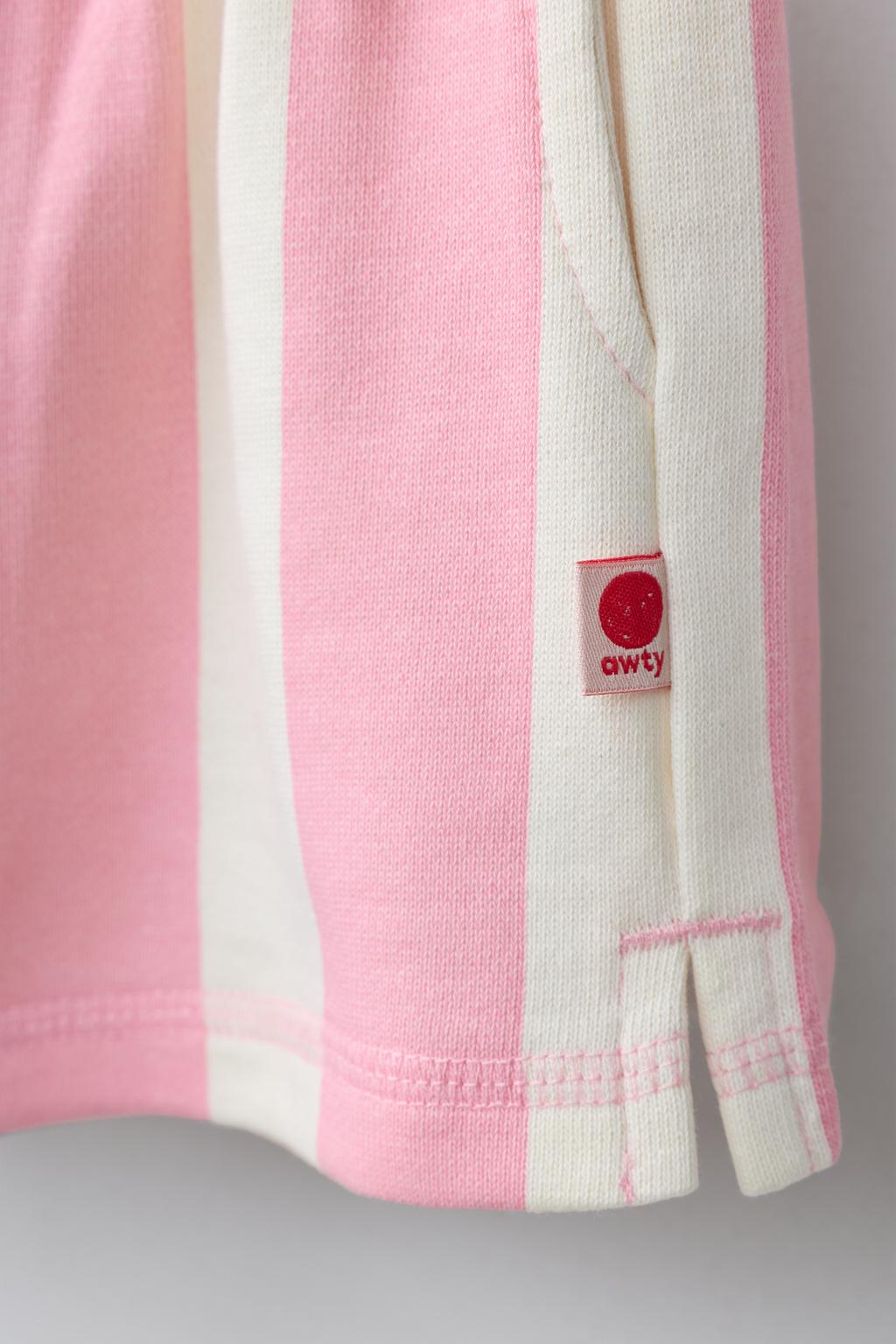 ШОРТЫ ИЗ МЯГКОЙ ТКАНИ В ПОЛОСКУ