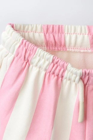 Шорты из мягкой ткани в полоску- Заказать в России