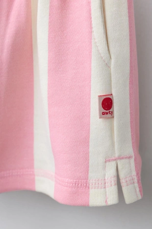 Шорты из мягкой ткани в полоску- Заказать в России