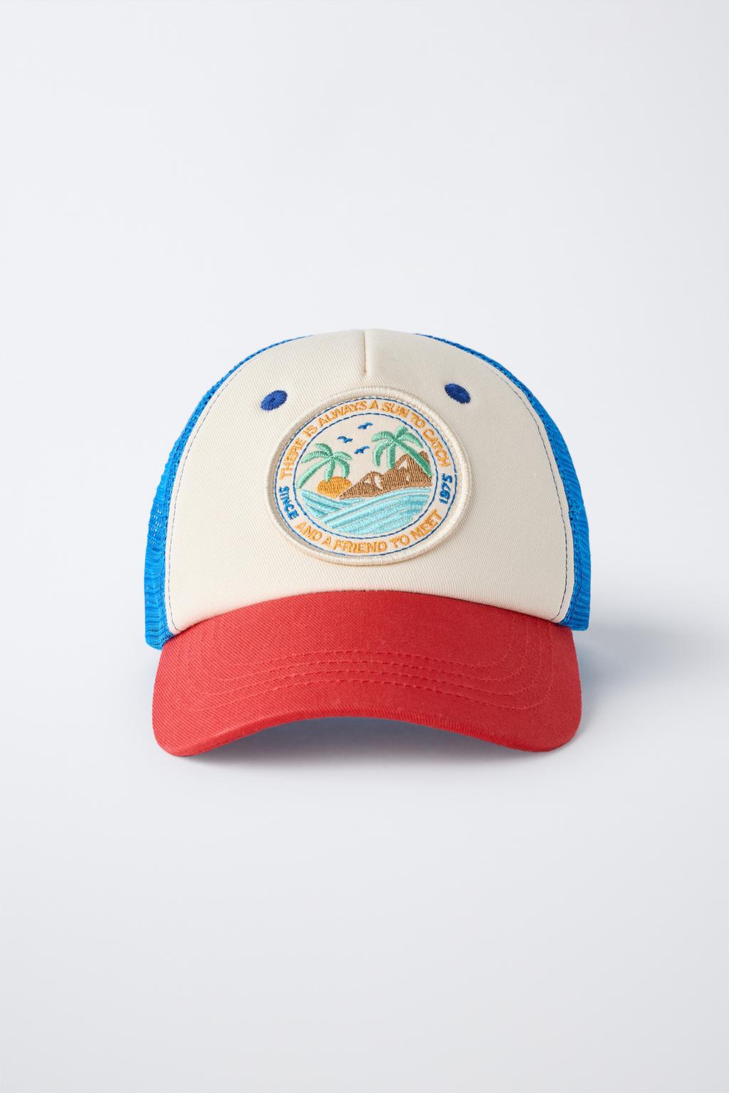 КЕПКА С НАШИВКОЙ И СЕТКОЙ